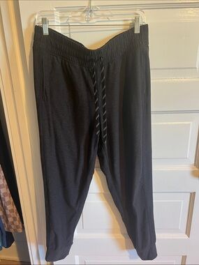 Everyday Black Drawstring Joggers for Women